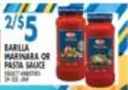 Met Foodmarkets Barilla Marinara or Pasta Sauce offer