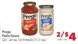 Family Fare Prego pasta sauce offer