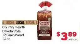 Family Fare Country Hearth Dakota Style 12 Grain Bread offer