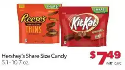 Family Fare Hershey's Share Size Candy offer