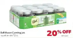 Family Fare Ball mason canning jars offer
