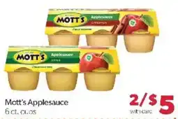 Family Fare Mott's Applesauce offer