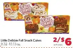 Family Fare Little Debbie Fall Snack Cakes offer