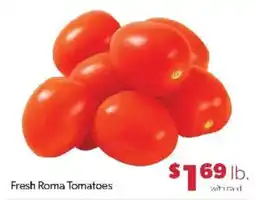 Family Fare Fresh Roma Tomatoes offer