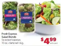 Family Fare Fresh Express Salad Blends offer