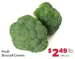 Family Fare Fresh Broccoli Crowns offer