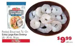 Family Fare Our Family extra large raw shrimp offer