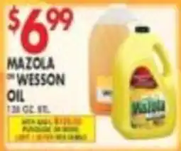 Met Foodmarkets Mazola or Wesson oil offer