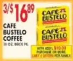 Met Foodmarkets Cafe Bustelo coffee offer