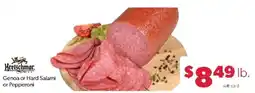 Family Fare Kretschmar Genoa or Hard Salami or Pepperoni offer