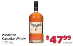 Family Fare Pendleton Canadian Whisky offer
