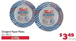 Family Fare Our Family Designer Paper Plates offer