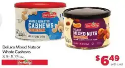 Family Fare Our Family Deluxe Mixed Nuts or Whole Cashews offer