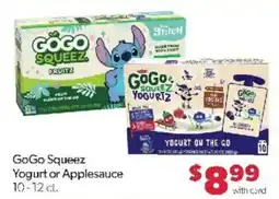 Family Fare Gogo Squeeze Yogurt or Applesauce offer
