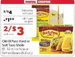Family Fare Old El Paso Hard or Soft Taco Shells offer