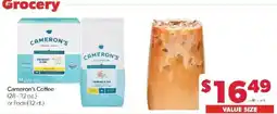 Family Fare Cameron's Coffee offer