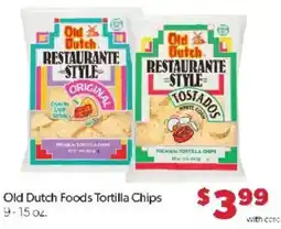 Family Fare Old Dutch Foods Tortilla Chips offer