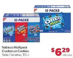 Family Fare Nabisco Multipack Crackers or Cookies offer