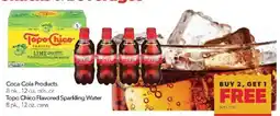 Family Fare Coca-Cola or Topo Chico Flavored Sparkling Water offer