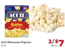 Family Fare Act II Microwave Popcorn offer