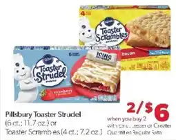 Family Fare Pillsbury Toaster Strudel or Toaster Scrambles offer