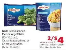 Family Fare Birds Eye Seasoned Rice or Vegetables offer
