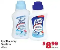 Family Fare Lysol laundry sanitizer offer