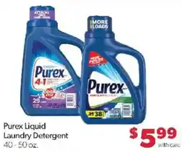 Family Fare Purex liquid laundry detergent offer