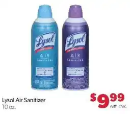 Family Fare Lysol air sanitizer offer