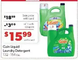 Family Fare Gain Liquid Laundry Detergent offer
