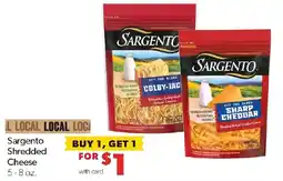 Family Fresh Market Sargento shredded cheese offer