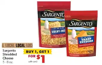 Sargento shredded cheese