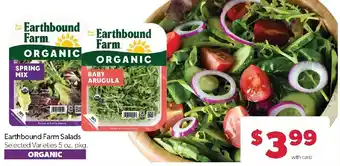 Family Fresh Market Earthbound Farm Salads offer