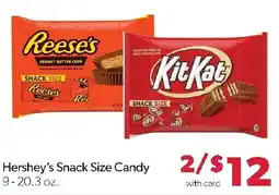 Family Fresh Market Hershey's Snack Size Candy offer