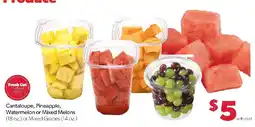 Family Fresh Market Fresh Cut Cantaloupe, Pineapple, Watermelon or Mixed Melons or Mixed Grapes offer