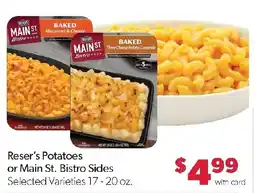Family Fresh Market Reser's Potatoes or Main St. Bistro Sides offer