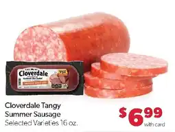 Family Fresh Market Cloverdale Tangy Summer Sausage offer