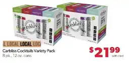 Family Fresh Market Carbliss Cocktails Variety Pack offer