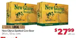 Family Fresh Market New Glarus Spotted Cow Beer offer