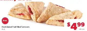 Fresh Baked Fruit Filled Turnovers