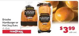 Family Fresh Market Fresh & Finest Brioche Hamburger or Hot Dog Buns offer