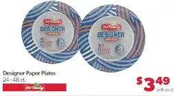Family Fresh Market Our Family Designer Paper Plates offer