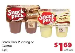 Family Fresh Market Snack Pack Pudding or Gelatin offer