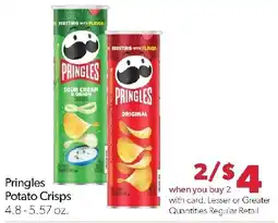 Family Fresh Market Pringles Potato Crisps offer