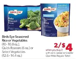 Family Fresh Market Birds Eye Seasoned Rice or Vegetables offer