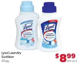 Family Fresh Market Lysol Laundry Sanitizer offer