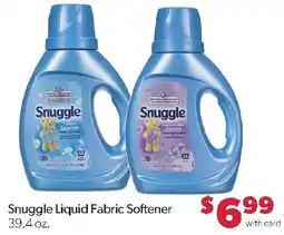 Family Fresh Market Snuggle Liquid Fabric Softener offer