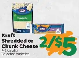 Sentry Kraft shredded or chunk cheese offer