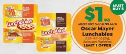 Sentry Oscar Mayer Lunchables offer