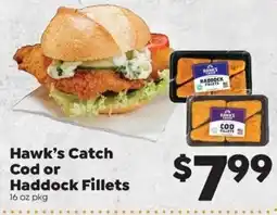 Sentry Hawk's Catch Cod or Haddock Fillets offer